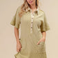 BiBi Dip Dye Mineral Washed Knit Dress - Farnelli