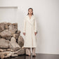 Premium 100% Australian Merino Wool Coat in Marshmallow