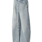 Men's High Waist Washed Straight Jeans - Farnelli