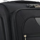 HouseOfZazla expandable softside luggage 3-piece set with spinner wheels in multiple colors