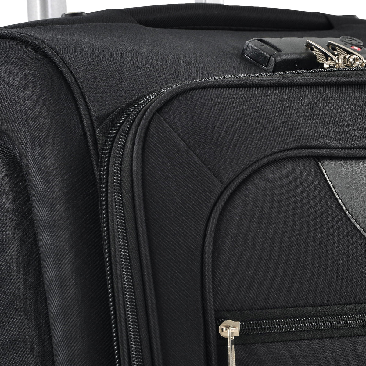 HouseOfZazla expandable softside luggage 3-piece set with spinner wheels in multiple colors