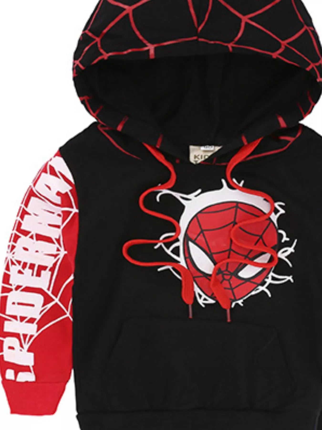 Children's Spiderman Graphic Hoodie and Pants Set - Farnelli