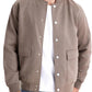 Men's Baseball Collar Snap Down Jacket - Farnelli