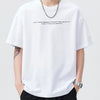 Men's Plus Size Round Neck Short Sleeve T-Shirt - White