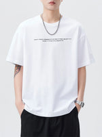 Men's Plus Size Round Neck Short Sleeve T-Shirt - Farnelli