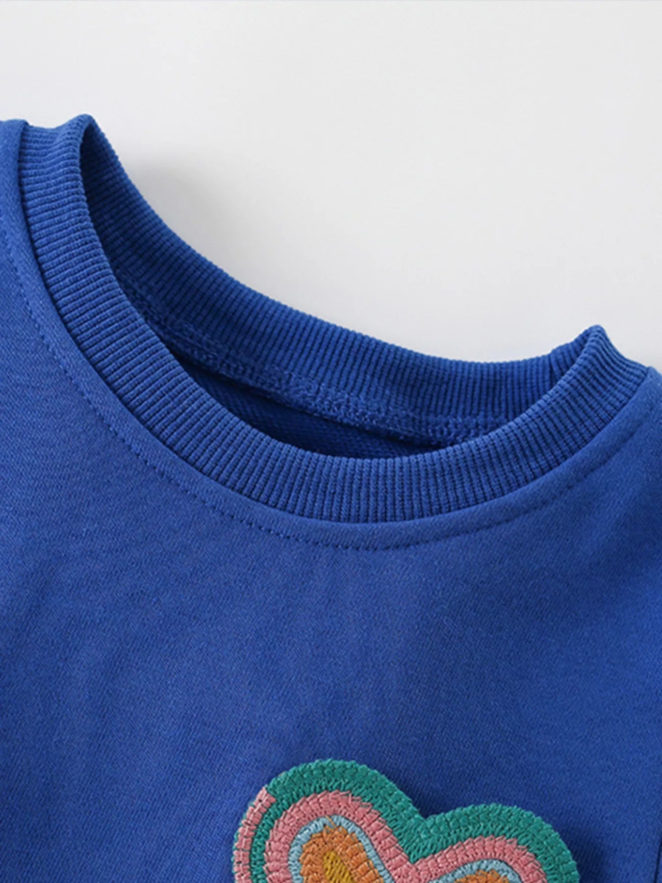 Children's Heart Round Neck Tee and Shorts Set - Farnelli