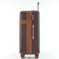 HouseOfZazla 4-piece hard shell luggage set with spinner wheels in multiple colors
