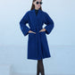 Classic Wraparound Cashmere Blend Overcoat