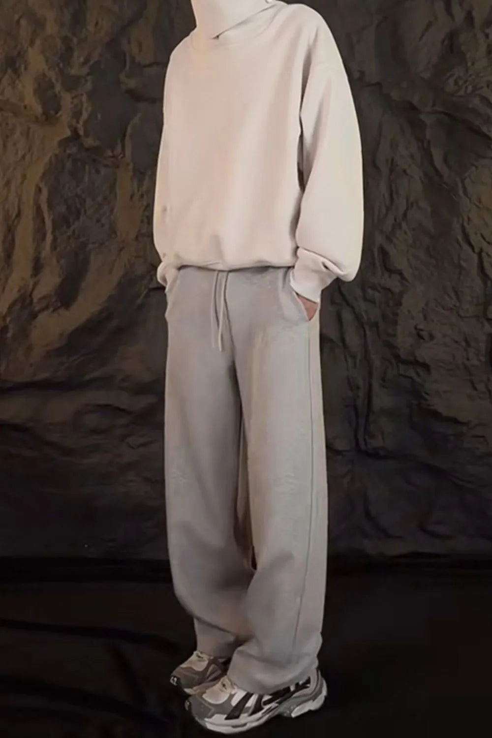Men's Drawstring Straight-Leg Sweatpants - Farnelli