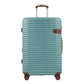 HouseOfZazla 4-piece hard shell luggage set with spinner wheels in multiple colors
