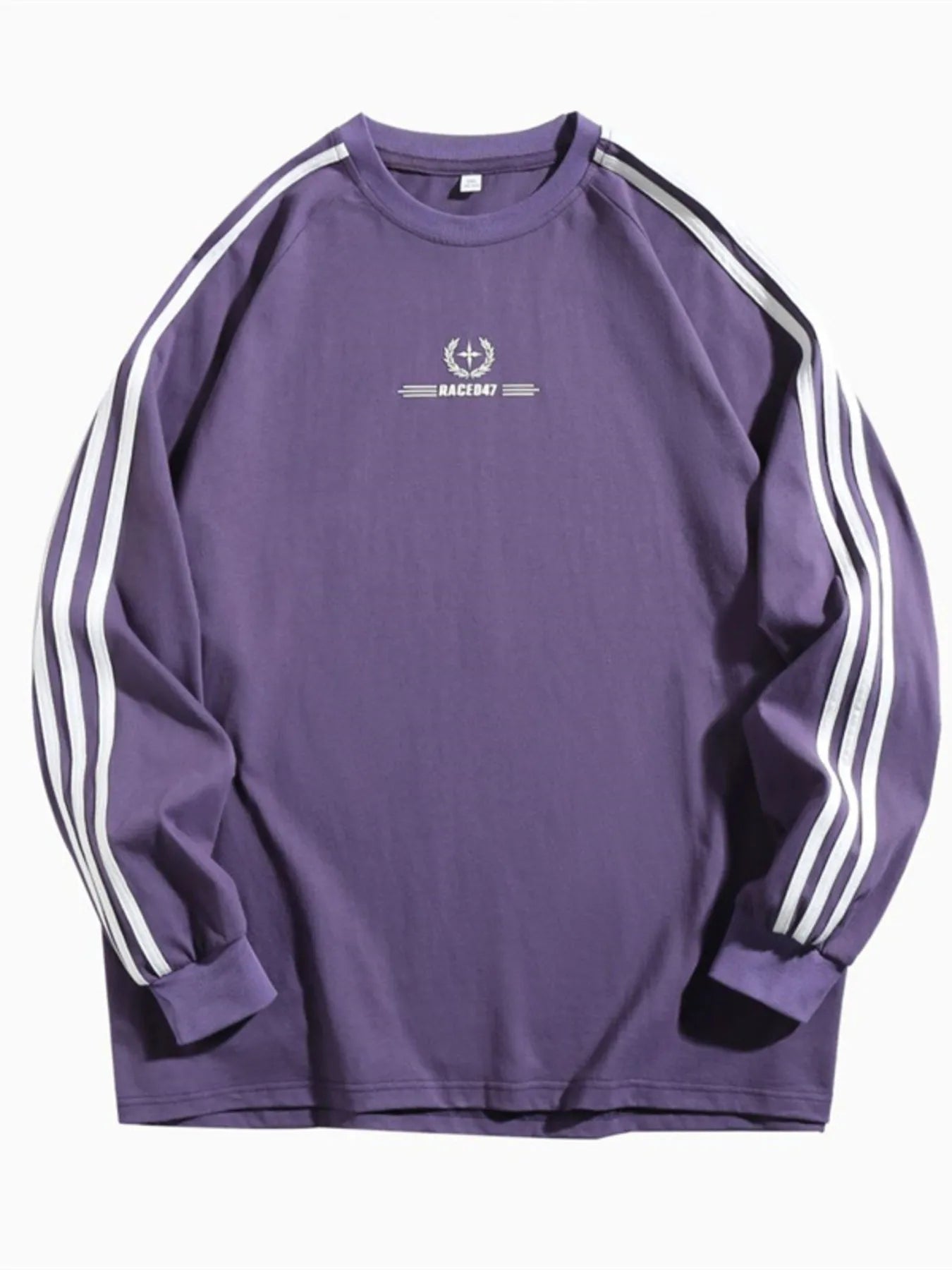 Men's Side Striped Long Sleeve Sweatshirt - Farnelli