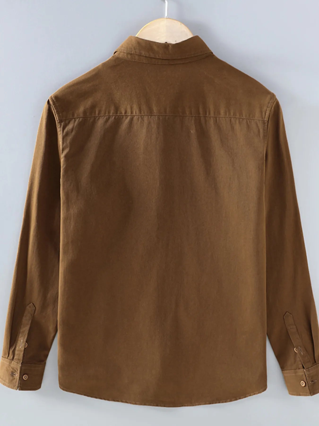 Men's Plus Size Button Up Long Sleeve Shirt - Farnelli
