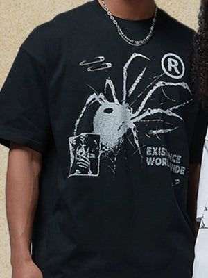 Men's Graphic Round Neck Half Sleeve T-Shirt - Farnelli