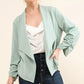 And The Why Stretch Non-Wrinkled Basic Open-Front Blazer - Farnelli