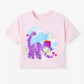 Children's Dinosaur Graphic Short Sleeve T-Shirt - Farnelli
