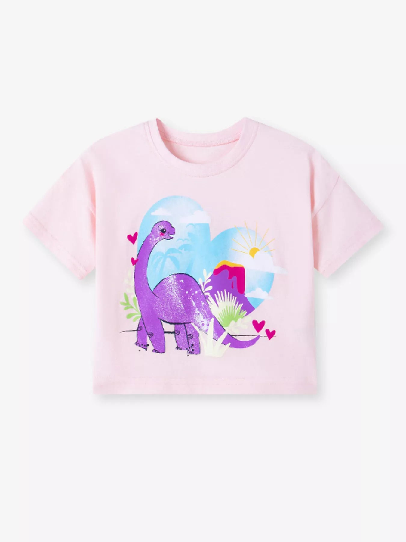 Children's Dinosaur Graphic Short Sleeve T-Shirt - Farnelli