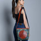 Heritage Ajrakh Leather Tote Bag