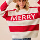 BiBi Christmas Merry Lettering Sweater - Farnelli