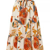 Full Size Floral Print Tiered Skirt Plus Size - Color
