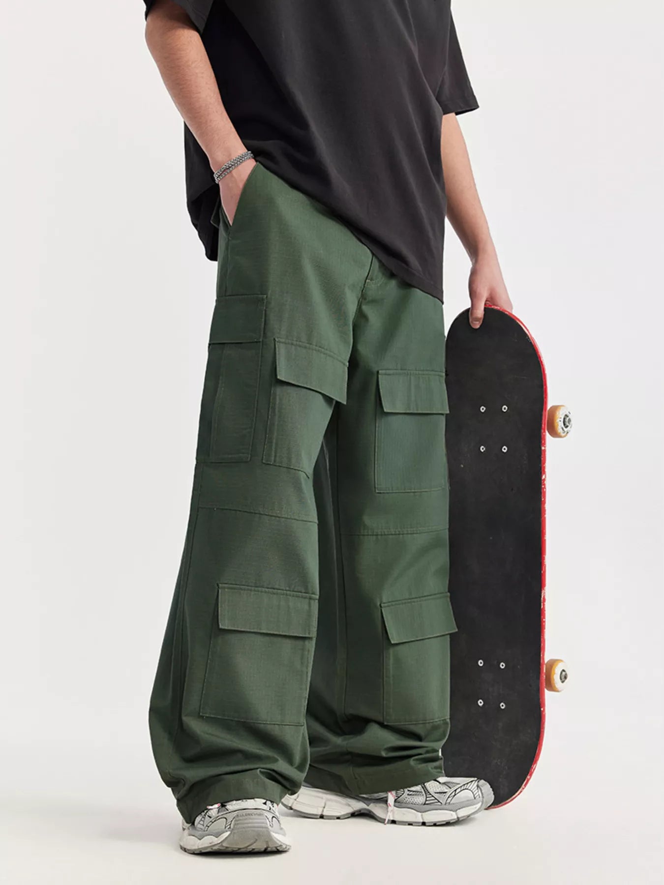 Men's Loose Fit Cargo Pants - Farnelli
