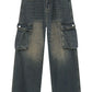 Men's Baggy Jeans with Cargo Pockets - Farnelli
