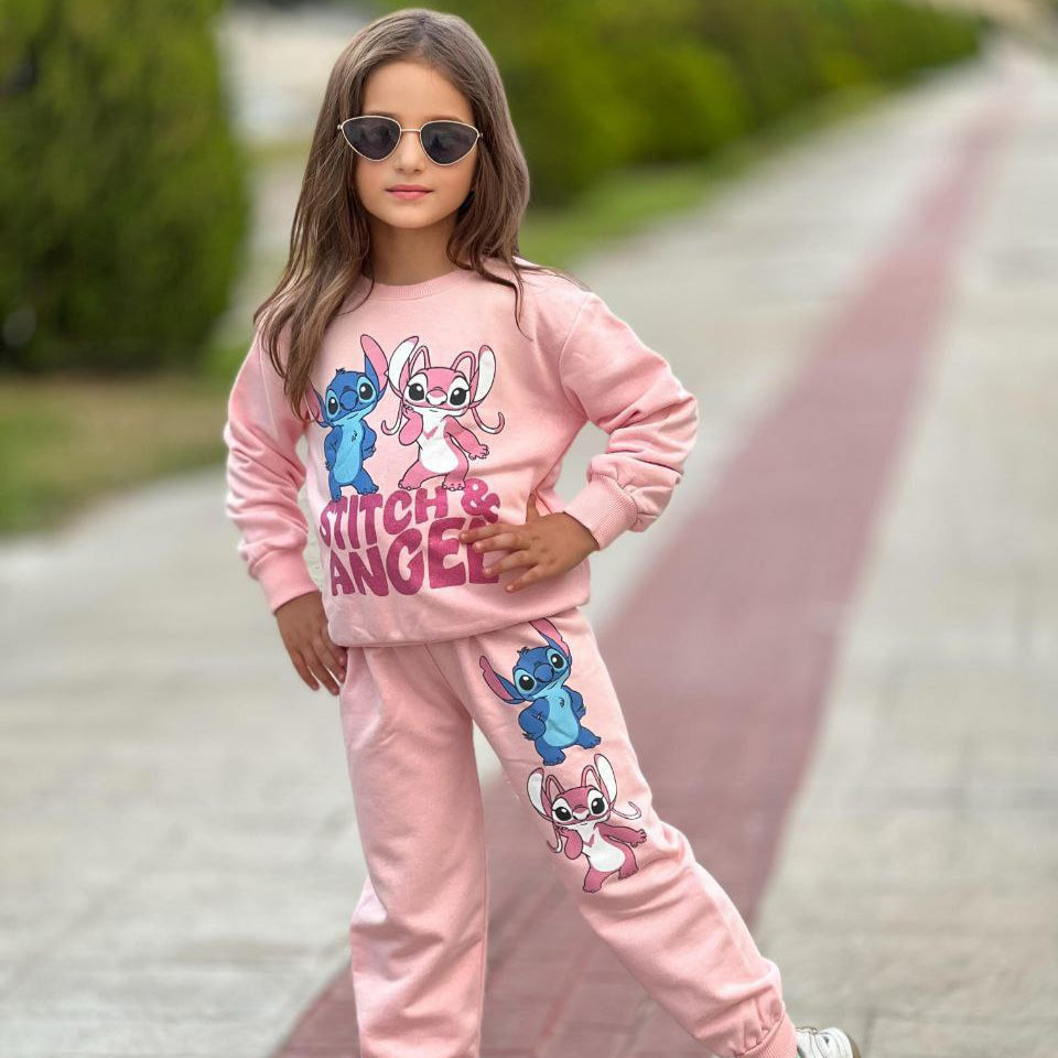 Angel Couple Girls Casual Set - Farnelli