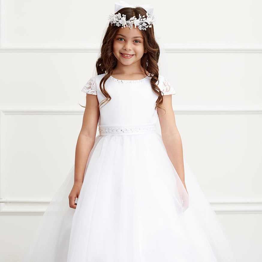 Vivi's Communion Girls Formal Dress-0
