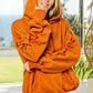 BiBi Ruched Long Sleeve Washed Fleece Hoodie - Farnelli