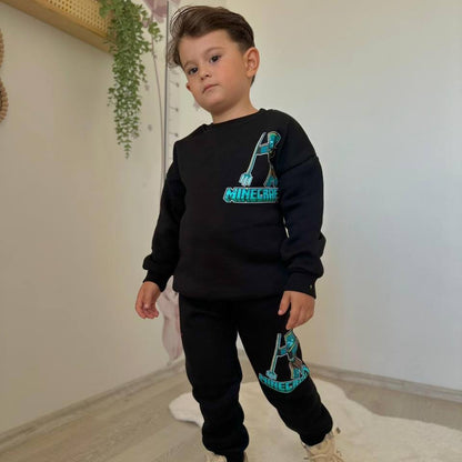 Cube Hero Boys Joggers Set-0