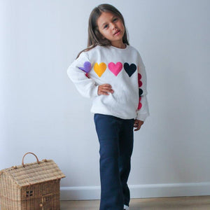 Multiple Hearts Girls Casual Set - Farnelli