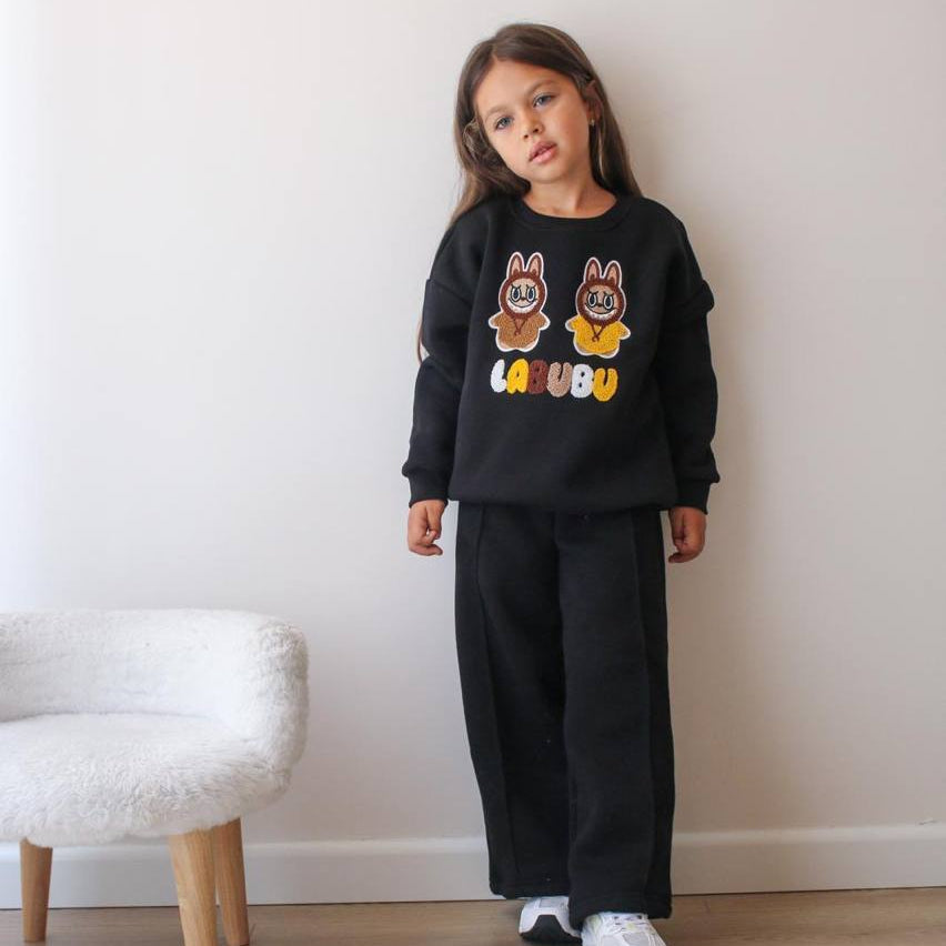 La-Bu-Bu Yellow Girls Casual Set - Farnelli