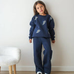Rhinestone Hearts Girls Casual Set - Farnelli