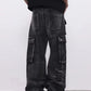 Men's Wide Leg Cargo Jeans - Farnelli