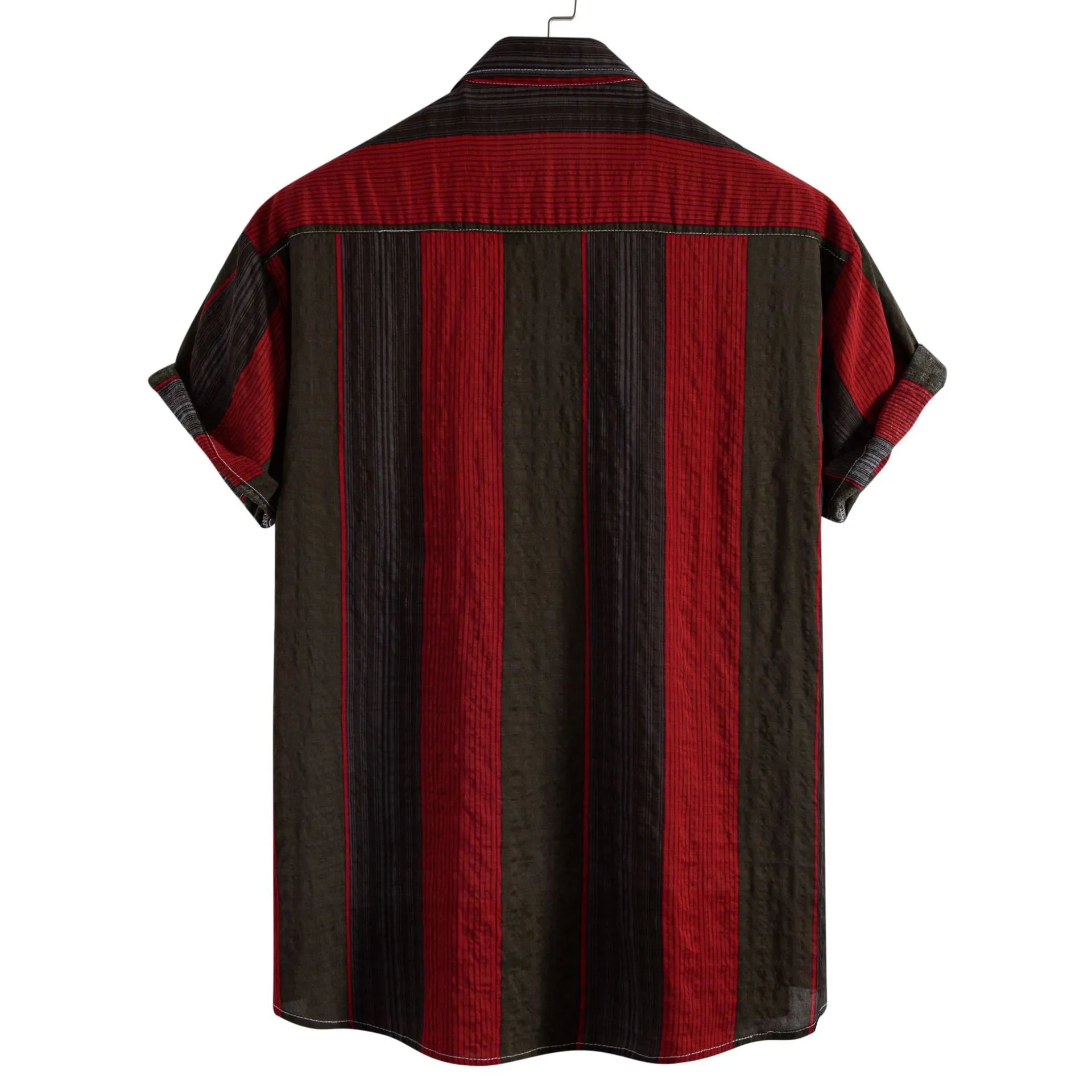 Men's Plus Size Button Up Short Sleeve Shirt - Farnelli