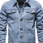 Men's Button Down Long Sleeve Denim Jacket - Farnelli