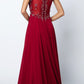 CLEARANCE - Juliet 585 A-Line Gown Cap Sleeve Empire Waist Full Length (Size M)