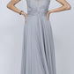 Juliet 585 A-Line Gown Cap Sleeve Empire Waist Full Length