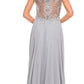 Juliet 585 A-Line Gown Cap Sleeve Empire Waist Full Length