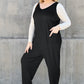 Double Take Full Size Sleeveless Straight Jumpsuit - Farnelli