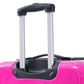 HouseOfZazla gradient color hardshell luggage set with spinner wheels and TSA lock in light blue or purple
