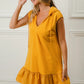 BiBi Ruffled French Terry Hooded Dress - Farnelli