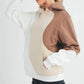 Aemi + Co Color Block Hoodie with Kangaroo Pocket - Farnelli