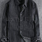 Men's Striped Button Down Denim Shirt - Farnelli