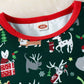 Children's Christmas Print Top and Pants Set - Farnelli