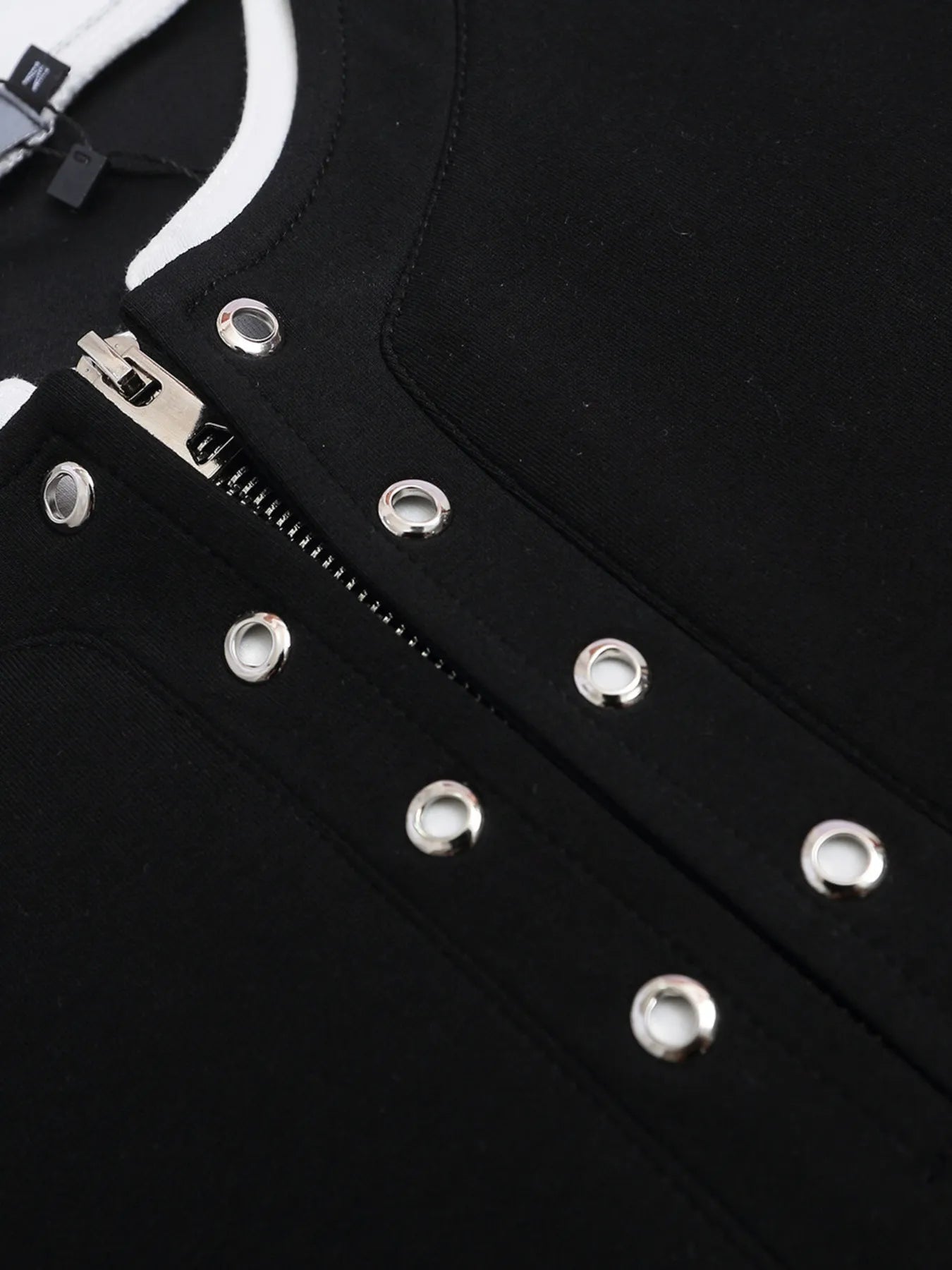 Men's Contrast Half Zip Short Sleeve T-Shirt - Farnelli