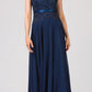 CLEARANCE - Eureka 5909 Lace Bodice A-Line Long Dress Short Sleeves (Size 3XL)