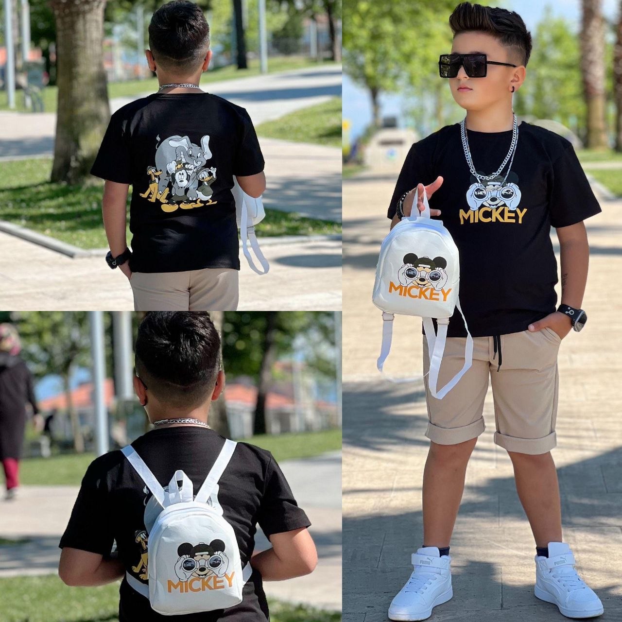 Lookout Mouse Boys Set & Bag-4