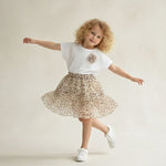 Safari Print Girls Skirt Set-0