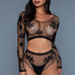 2153 Floral Delight Bodystocking-4