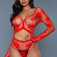 2153 Floral Delight Bodystocking-7